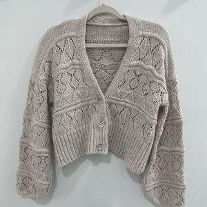 Made in Italy 🇮🇹 Women's Beige Knit Sweater